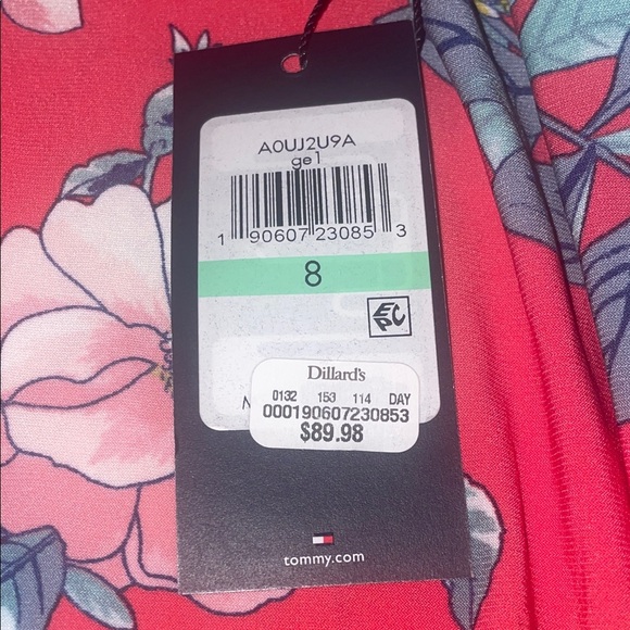 Tommy Hilfiger Pink Floral Dress - Picture 3 of 4